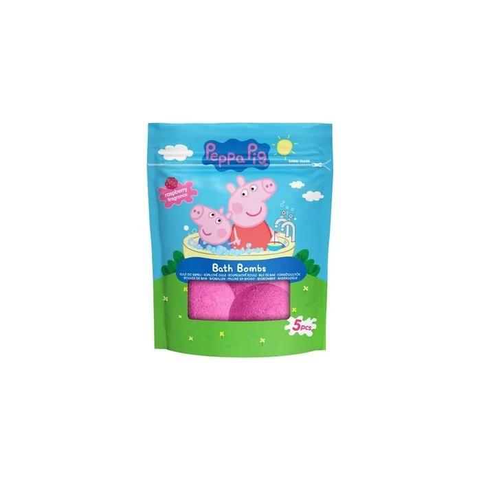 Licensed Products Peppa Pig Bath Balls Raspberry 5x50g