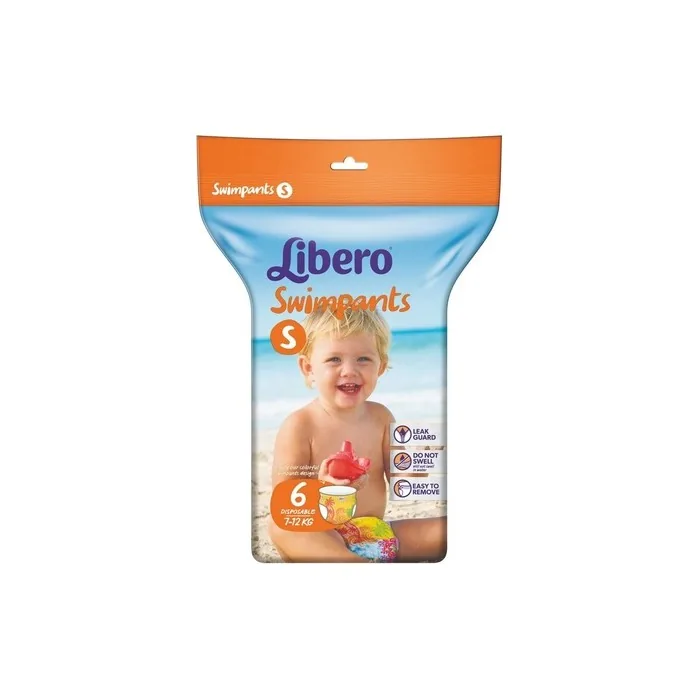 Libero Baby Swim Diapers Size S 6 Pack 6 x 10ml