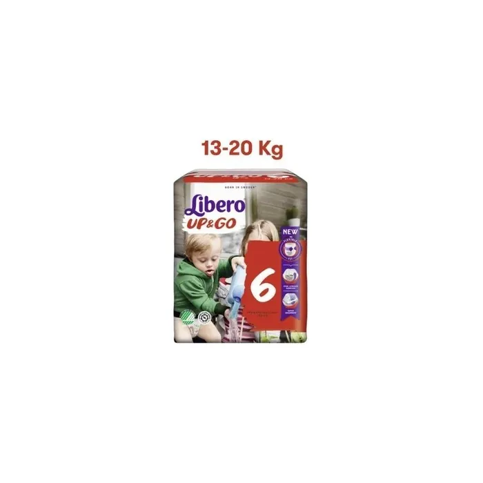 Essity Italy Libero Up & Go Diaper Pants Size 6 1320 Kg 18 Diapers