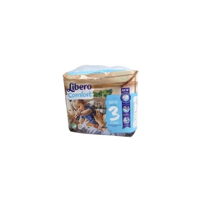 Essity Italia Libero Comfort 3 Diapers 5 9 Kg 30 Units