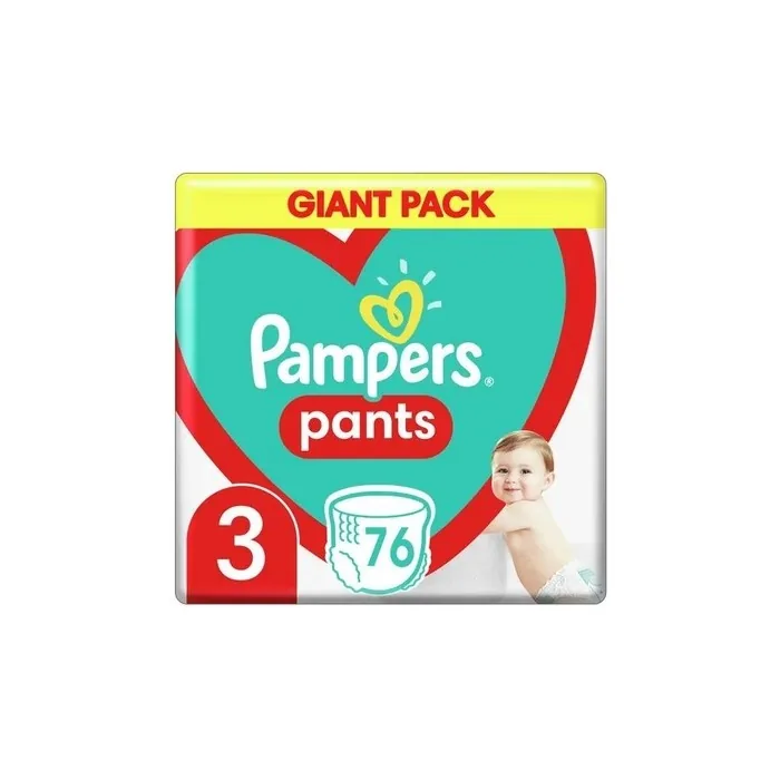 Pampers Pants Mega Size 3 2x76 Diapers