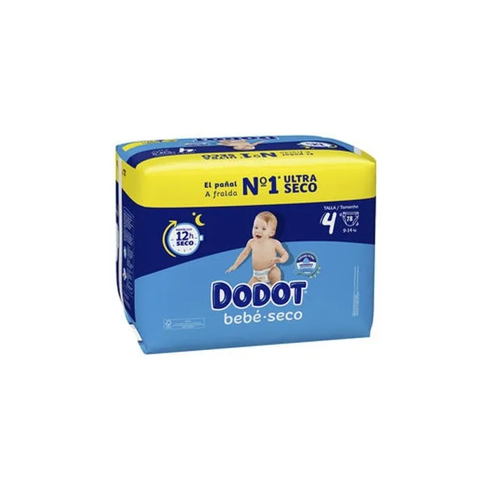 Dodot Stages Size 4 Nappies 9-14 Kg - 78 Units
