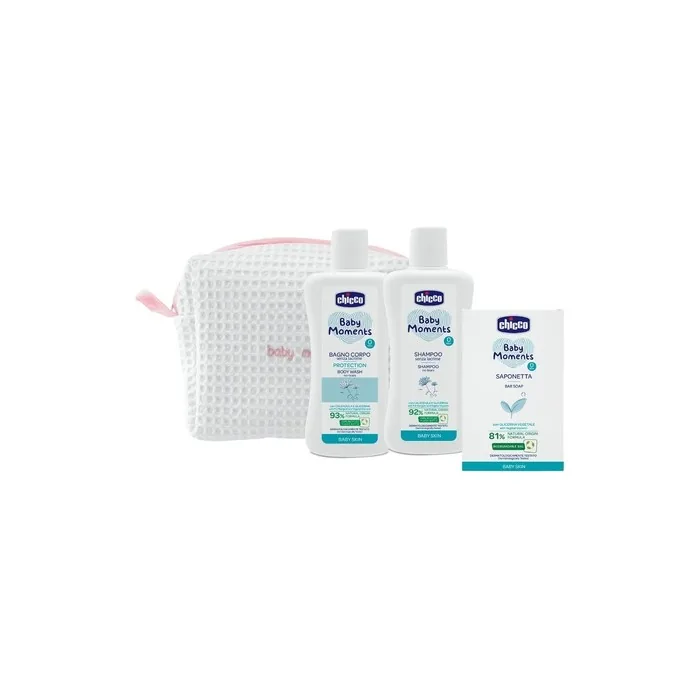 Chicco Baby Moments Hygiene Set for Newborns - Body Bath