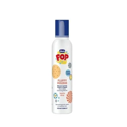 Chicco Chicco Pop Vanilla Cleansing Mousse Body And Hair 200ml