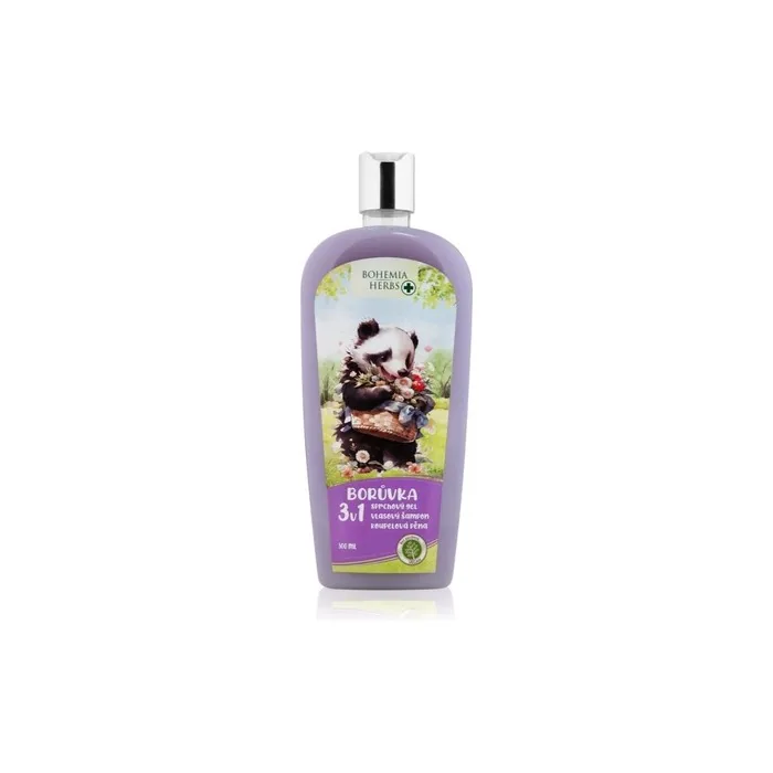 Bohemia Gifts & Cosmetics Blueberry Bath Bomb And Cleansing Gel For Children 500 Ml