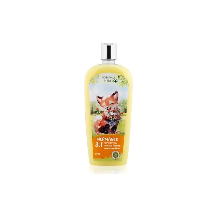 Bohemia Herbs Chamomile Bath Bomb And Cleansing Gel For Children 500 Ml