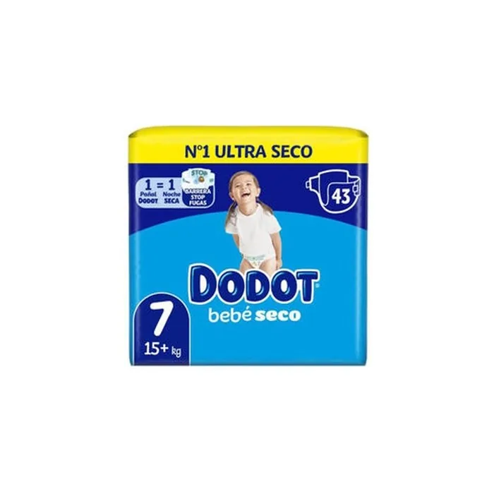 Dodot Stages Size 7 Diapers For 1524 Kg 43 Units