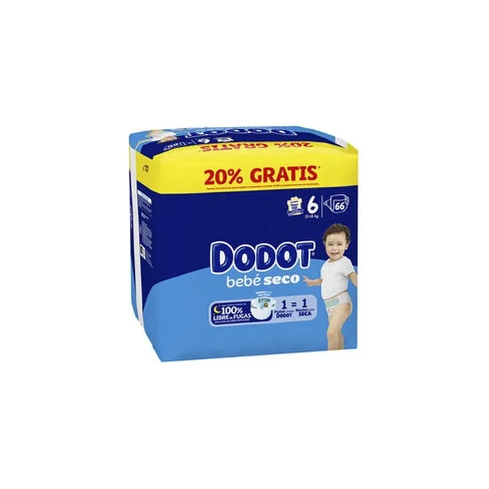 Dodot Stages Size 6 Diapers For Babies Weighing 13-18 Kg, 66 Units