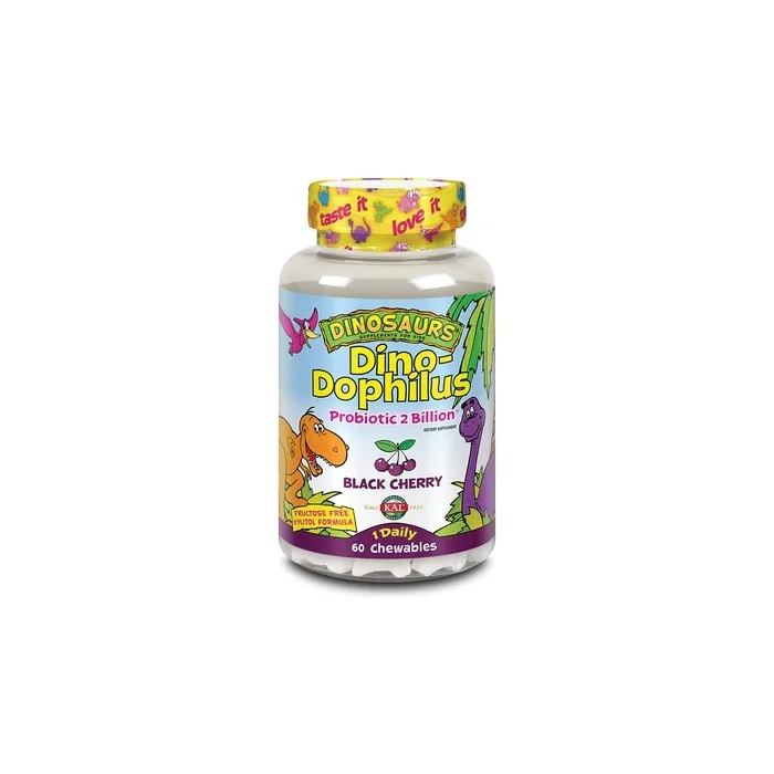 Kal Dinodophiles 60 Dinosaurios Masticables Cereza