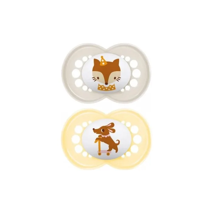 Mam 2 Pacifiers Original Animals for 18 Months and Older