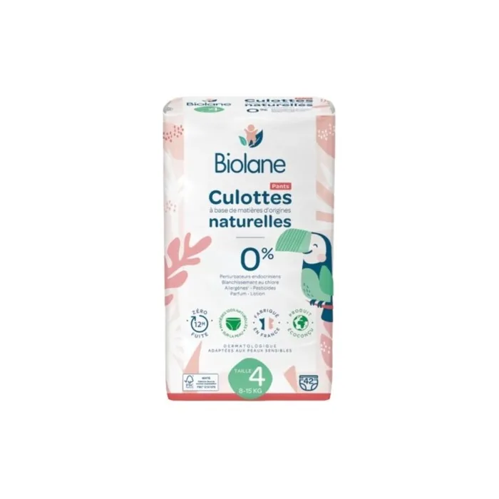 Biolane Natural Panties Size 4 for 8-15 Kg