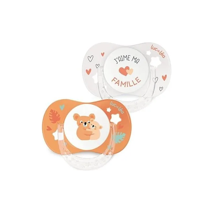 Luc Et Lea Comfort Birth Pacifiers Duo for 18 Months