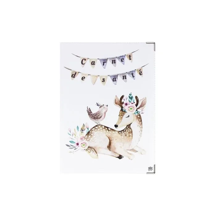Color Pop Children's Health Book 22x16cm Made in France White Bambi