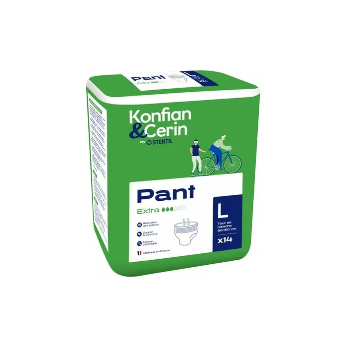 The Konfian & Cerin Adult Absorbent Pants for Light Protection