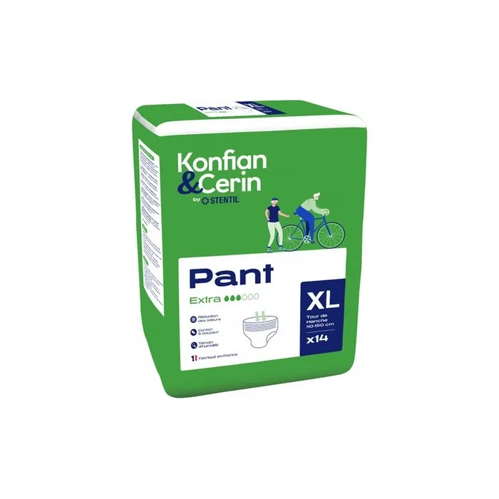 The Konfian & Cerin Adult Absorbent Pants for Light Protection