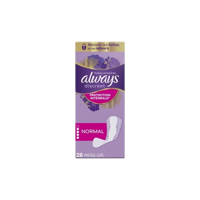 Always Discreet Incontinence Pads Normal Reliable Protection For Everyday Use