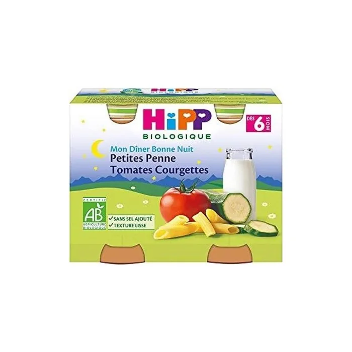 Hipp Petit Pot Small Pasta with Tomatoes and Zucchini for 6 Months