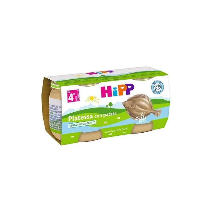 Hipp Organic Homogenized Plaice With Potatoes 2x80g By Hipp Italia