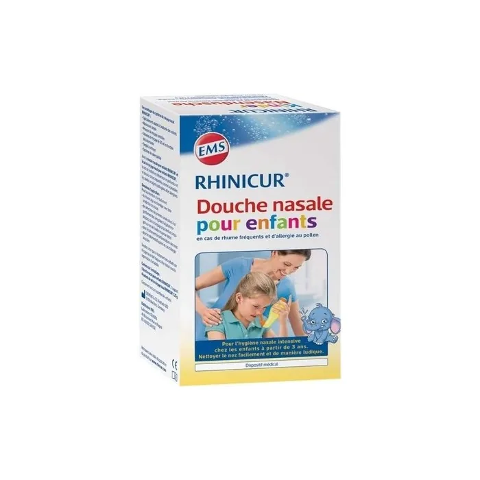 Rhinicur Children Nasal Shower and Children Nasal Rinse Salt 4 Sachets