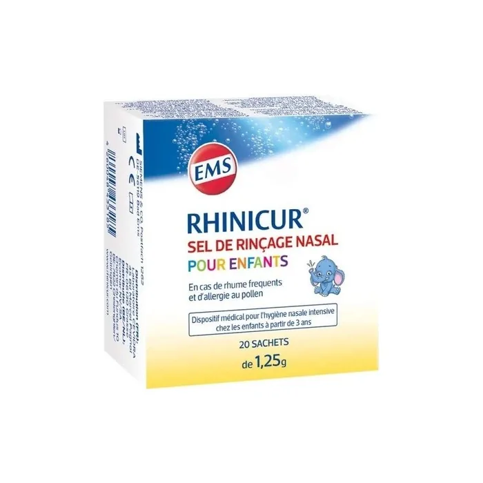 Rhinicur Nose Rinse Salt Child Bag 20 Pieces