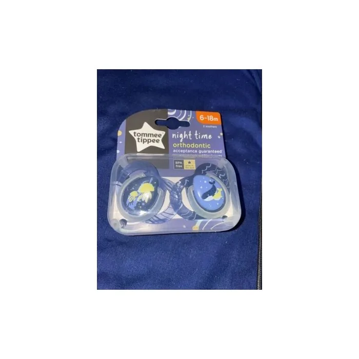 Tommee Tippee Night Time Soothers, 6-18 Months, 2 Pack