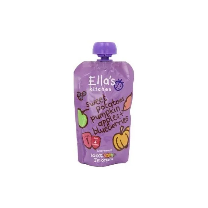 Ellas Kitchen S1 Swt Pota Pumpk & Blberries 120g X 9 Pack Of 9