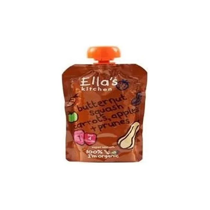 Ellas Kitchen S1 Btrnt Squash Car Ap & Prnes 120g X 9 Pack Of 9