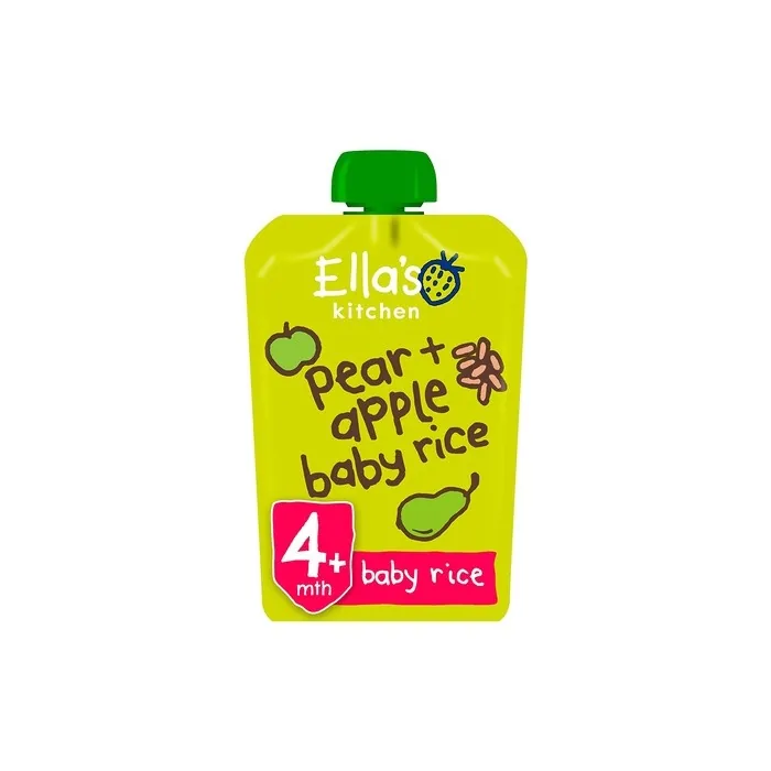 Ella's Kitchen Pear & Apple Baby Rice 120g X 7