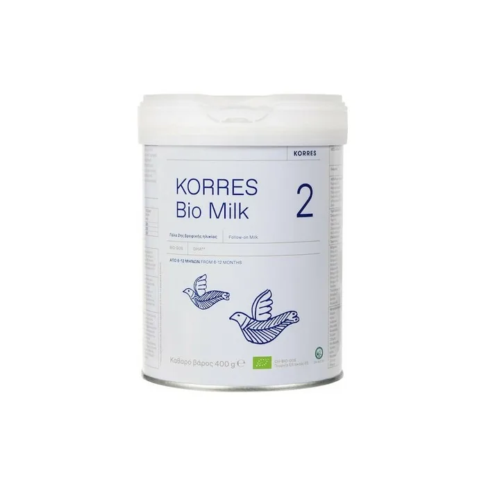 Korres Bio Milk 2 Organic Cow Milk For Infants 612 Months 400g
