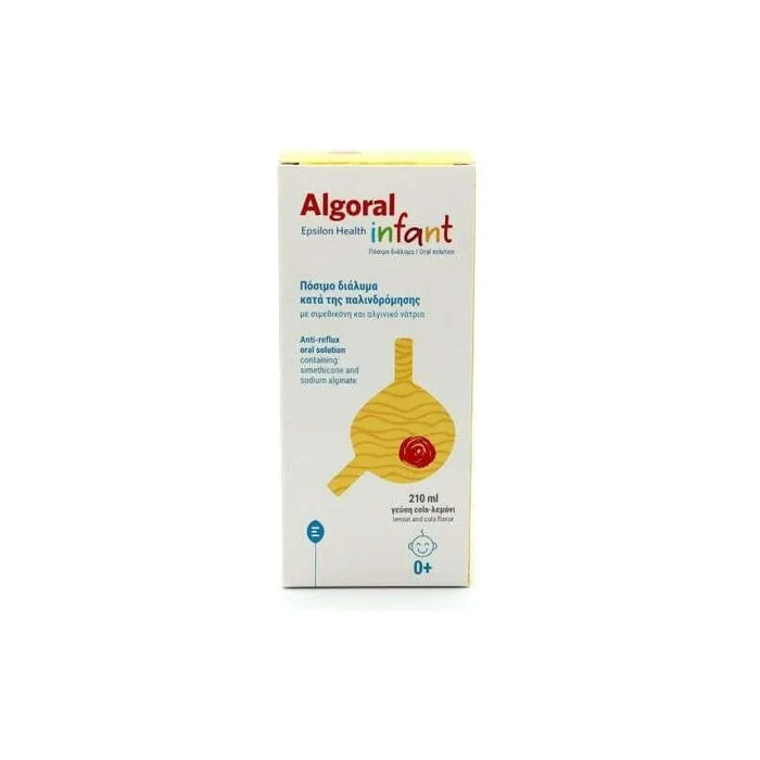 Epsilon Health Algoral Infant Drink Solution Against Dehydration With Colalemon Flavor 210ml