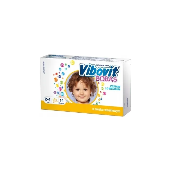 Vibovit Bobas Vanilla Flavour 14 Sachets With Long Expiry Date