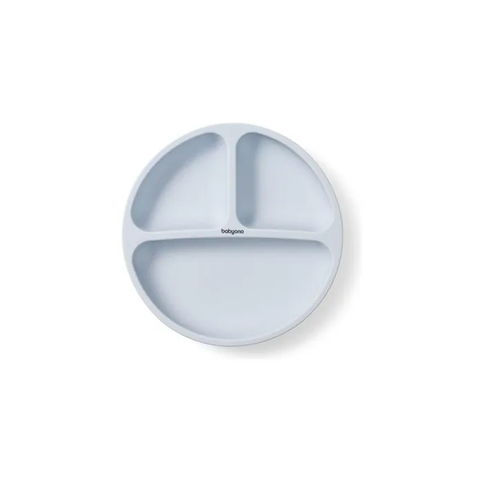 Babyono Silicone Suction Cup Plate - Blue