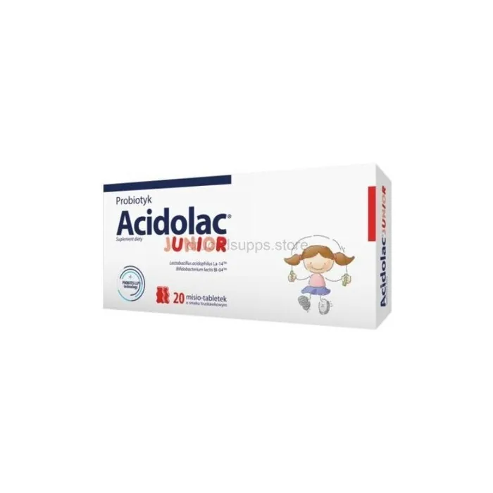 Acidolac Junior Strawberry Flavored 20 Teddy Bears Pack Of 2