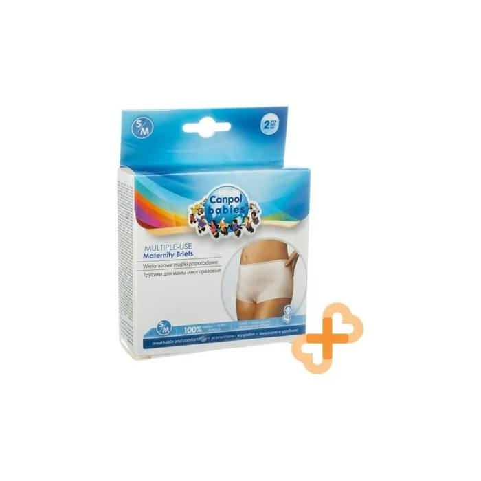 Canpol Babies Multiple-Use Maternity Briefs S/M - Pack of 2