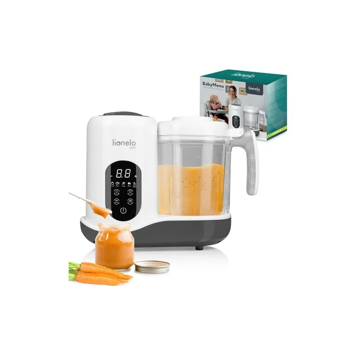 Lionelo Baby Menu 8-in-1 Multifunctional Baby Cooker Steamer and Warmer