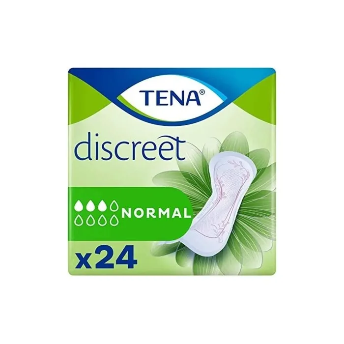 TENA Discreet Normal Moderate Urine Incontinence and Loss Pads with microPROTEX Technology 24 Pads