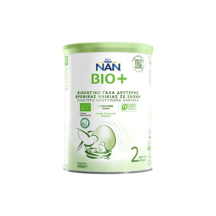 Nan Nestle Bio 2 Organic Milk From 6 Months - 400 Grams