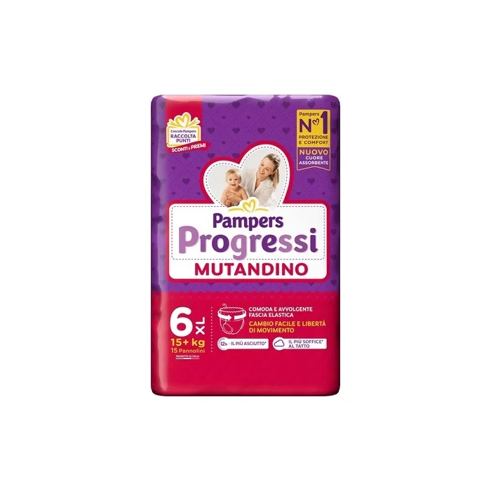 Pampers Progressi Extralarge Panties Size 6