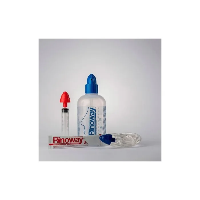 Rinoway Bimodal Nasal Irrigation Shower with 15 Sachets of Hypertonic Salts 7.5g - Pack of 15