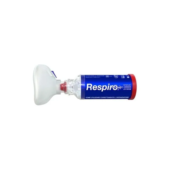 Respiro Antistatic Inhalation Chamber with Valve and Child Mask for Ages 3-4