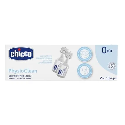 Chicco Physio Clean Isotonic Solution Of Physiological Salt 10x2ml