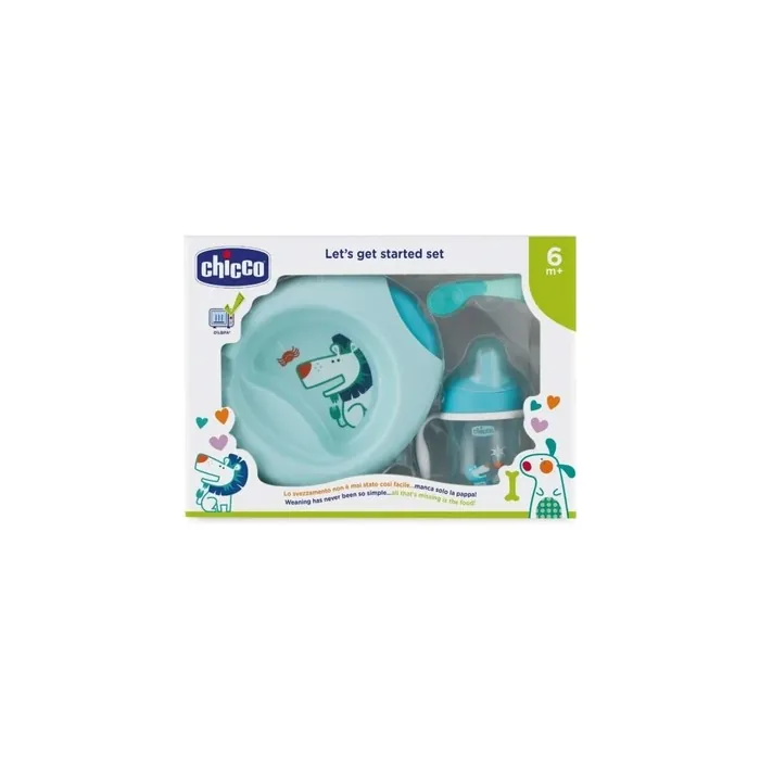 Chicco Chicco Let's Get Started 6m Blue Set 3 Pieces
