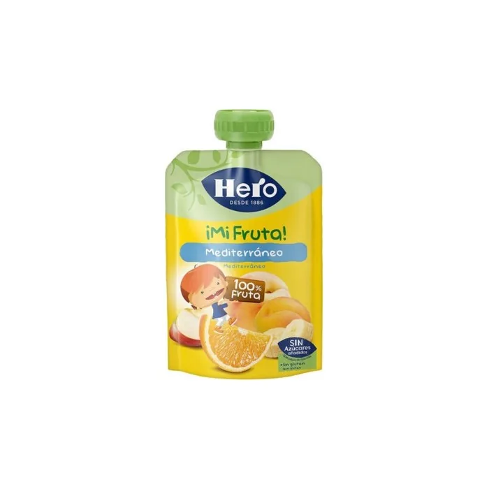 Baby Jar Hero Mi Fruta! Banana Peach Orange Apple