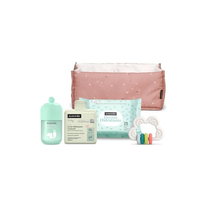 Suavinex Newborn Baby Gift Basket with Organizer - Milk