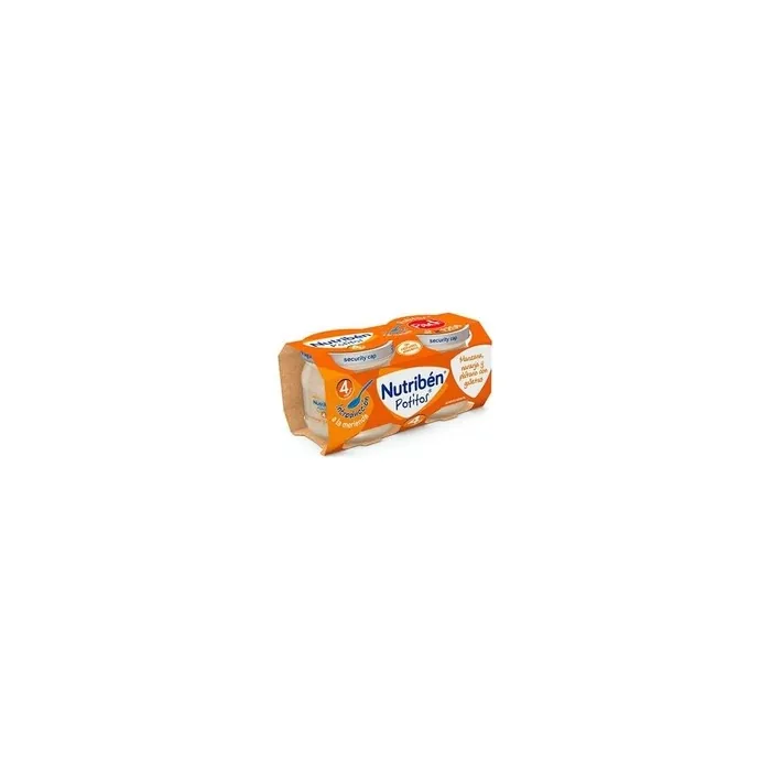 Nutriben Nutribn Potito Bipack Apple Orange Banana And Biscuit 2x 120g
