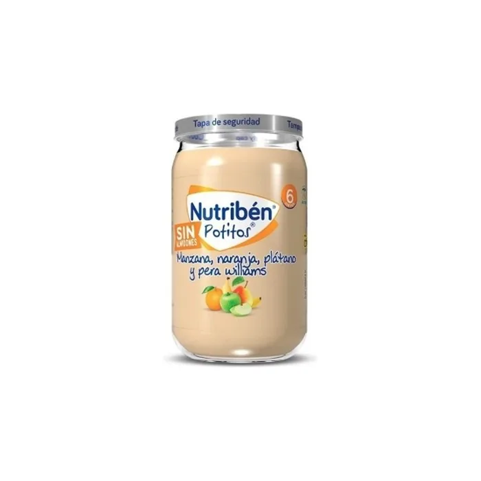 Nutriben Nutriben Jar Apple, Orange, Banana & Williams Pear 235 G