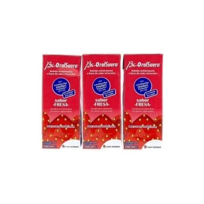 Trioralsuero Strawberry 3 Brik 200ml - Pack of 3