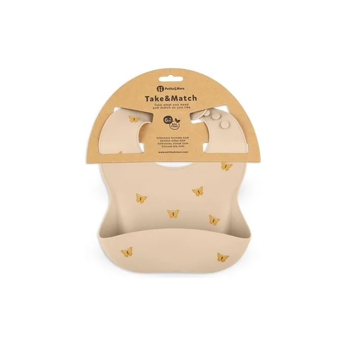 Petite&Mars Silicone Tableware Set for Children with Suction Cup BPA Free