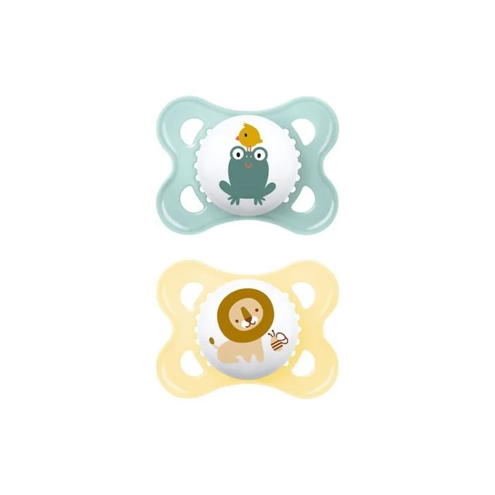 Mam Start Orthodontic Silicone Pacifiers For 2-6 Months Unisex - 2 Pieces