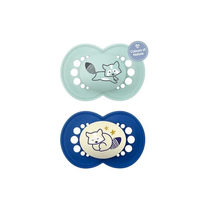 Mam Day & Night Pacifiers Set 6-16 Months 2 Pieces
